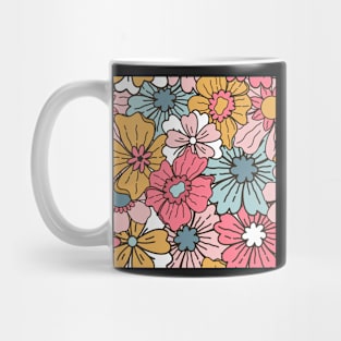 Bold color flower Mug